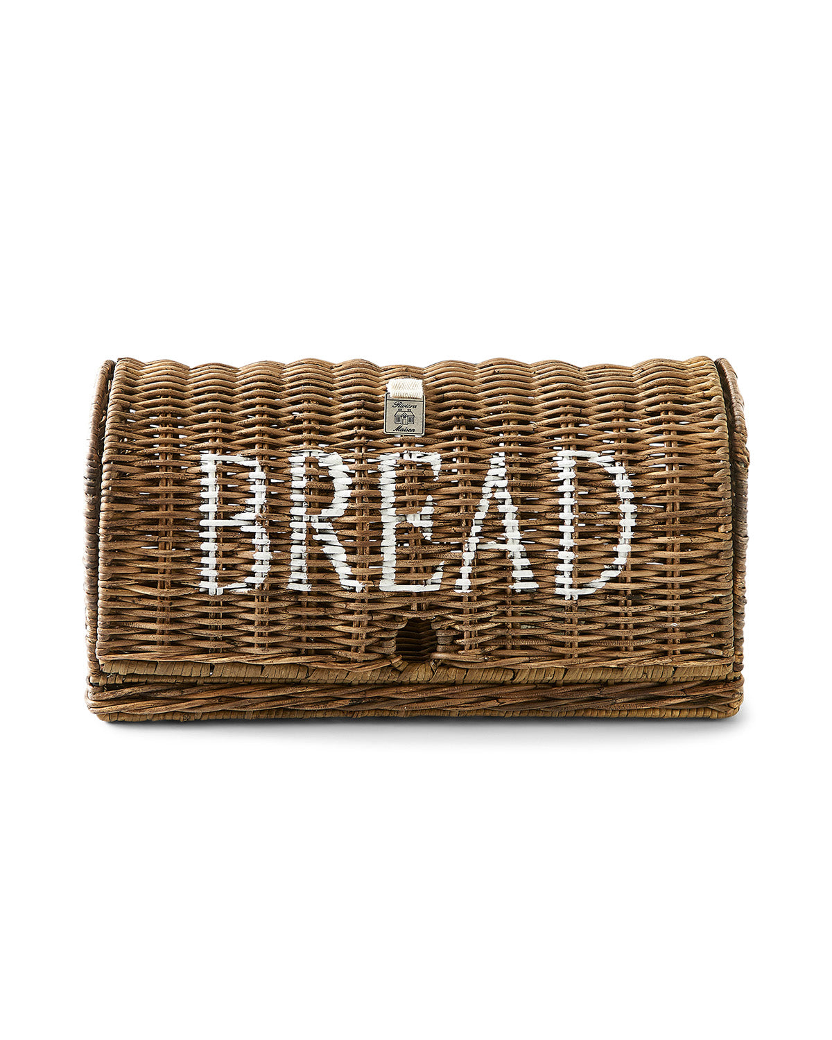 BREAD BOX made of Rustic Rattan labeled in white color by Riviera Maison