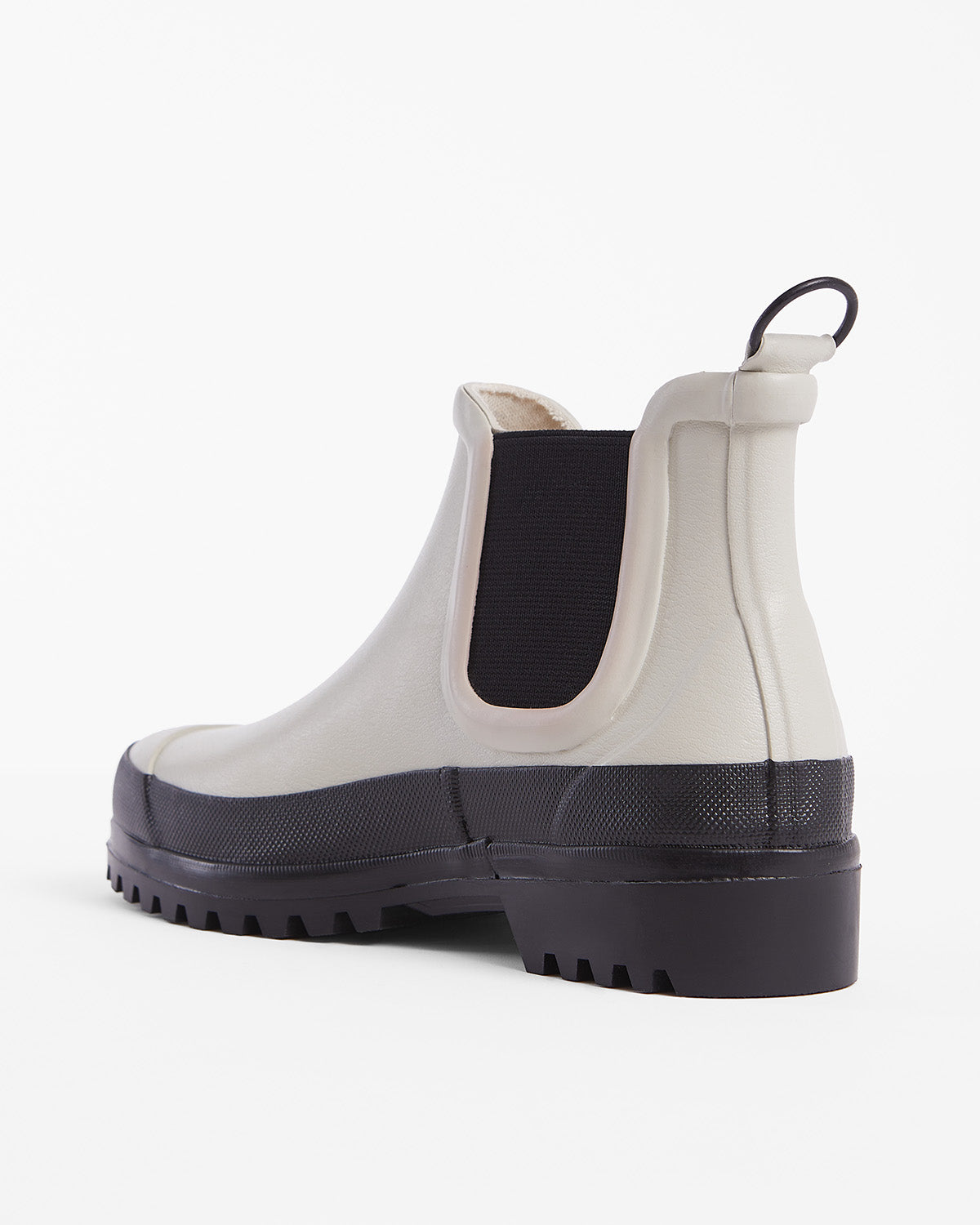 Chelsea Rainboots in color Oyster with black sole by Ilse Jacobsen