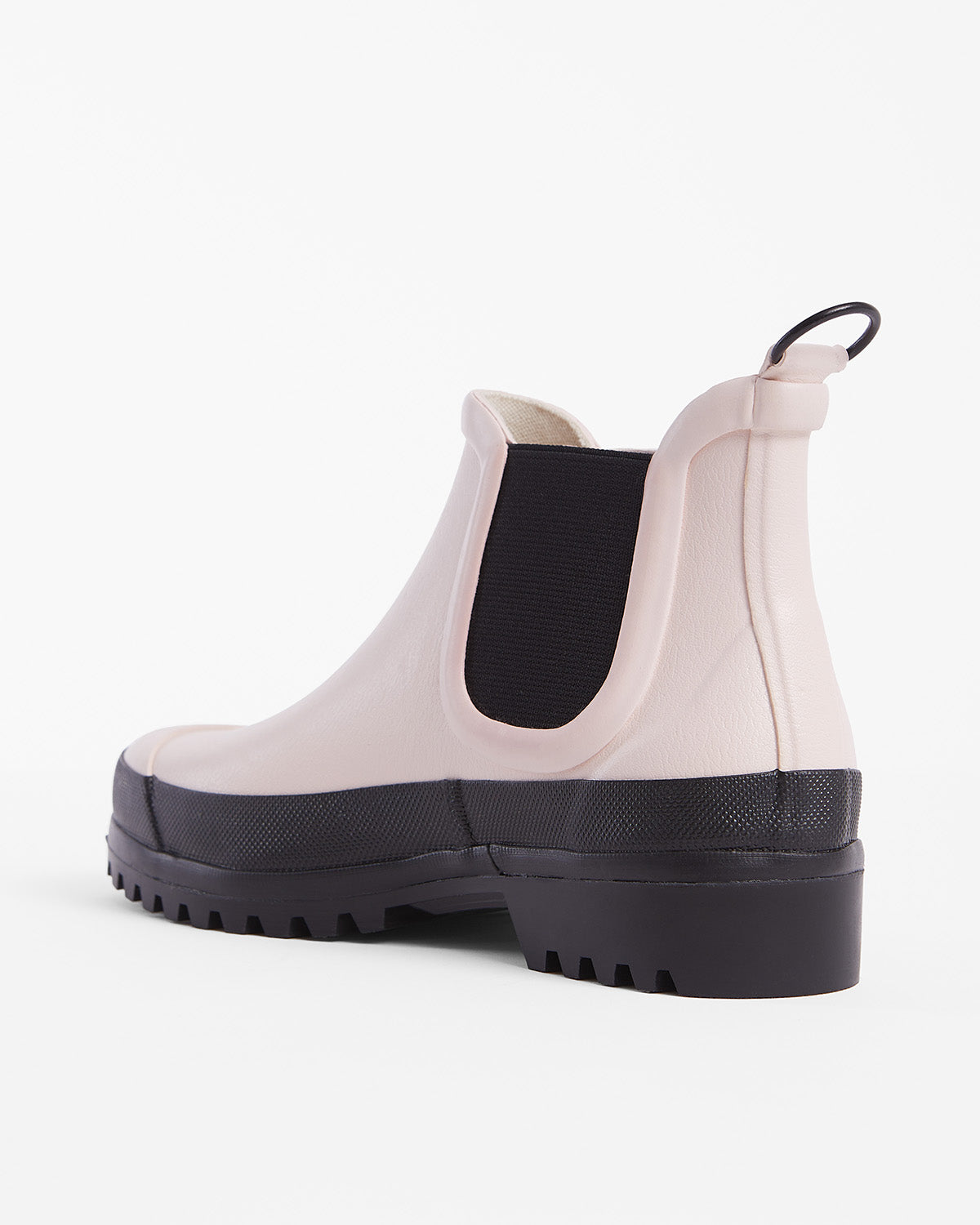 Chelsea Rainboots in color Peach with black sole by Ilse Jacobsen