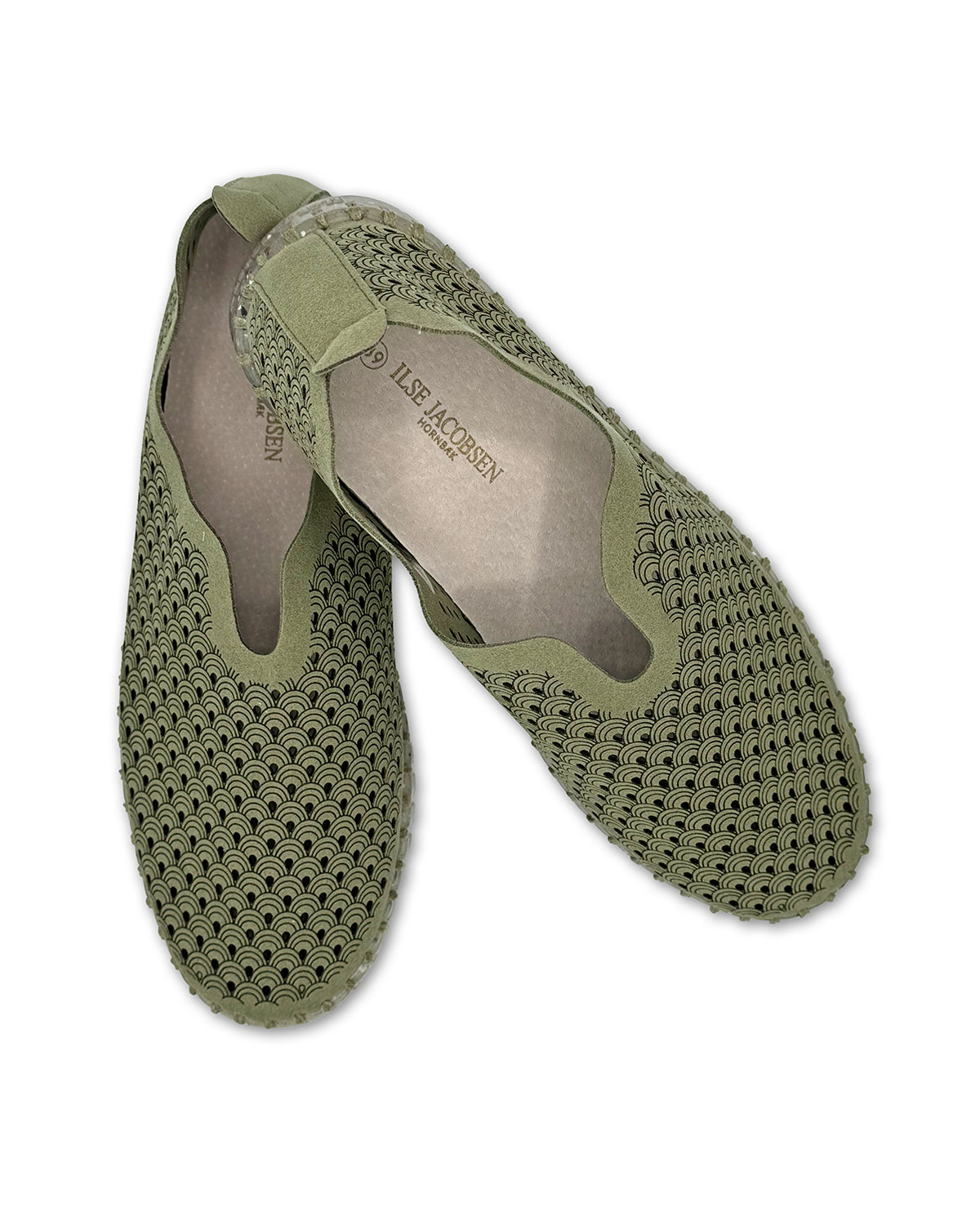 Ilse Jacobsen Tulip flat shoe in color army