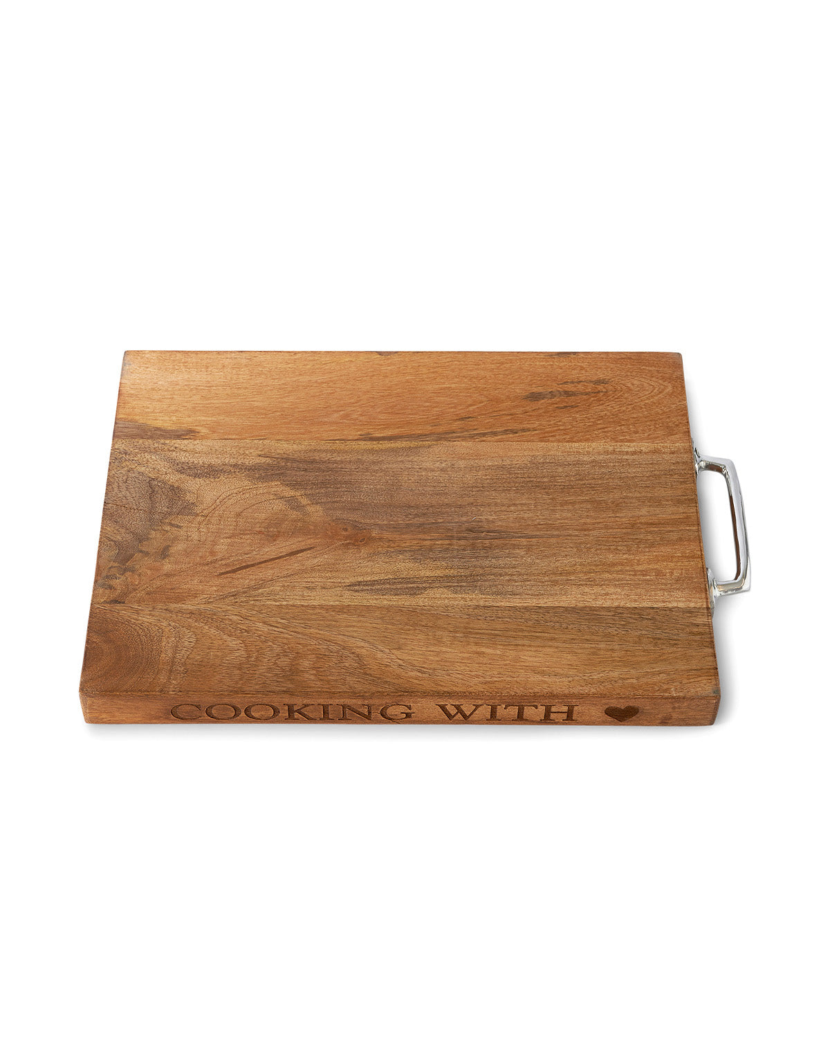 CUTTING BOARD sturdy cutting board with "Cooking with Love" written on the side by Riviera Maison