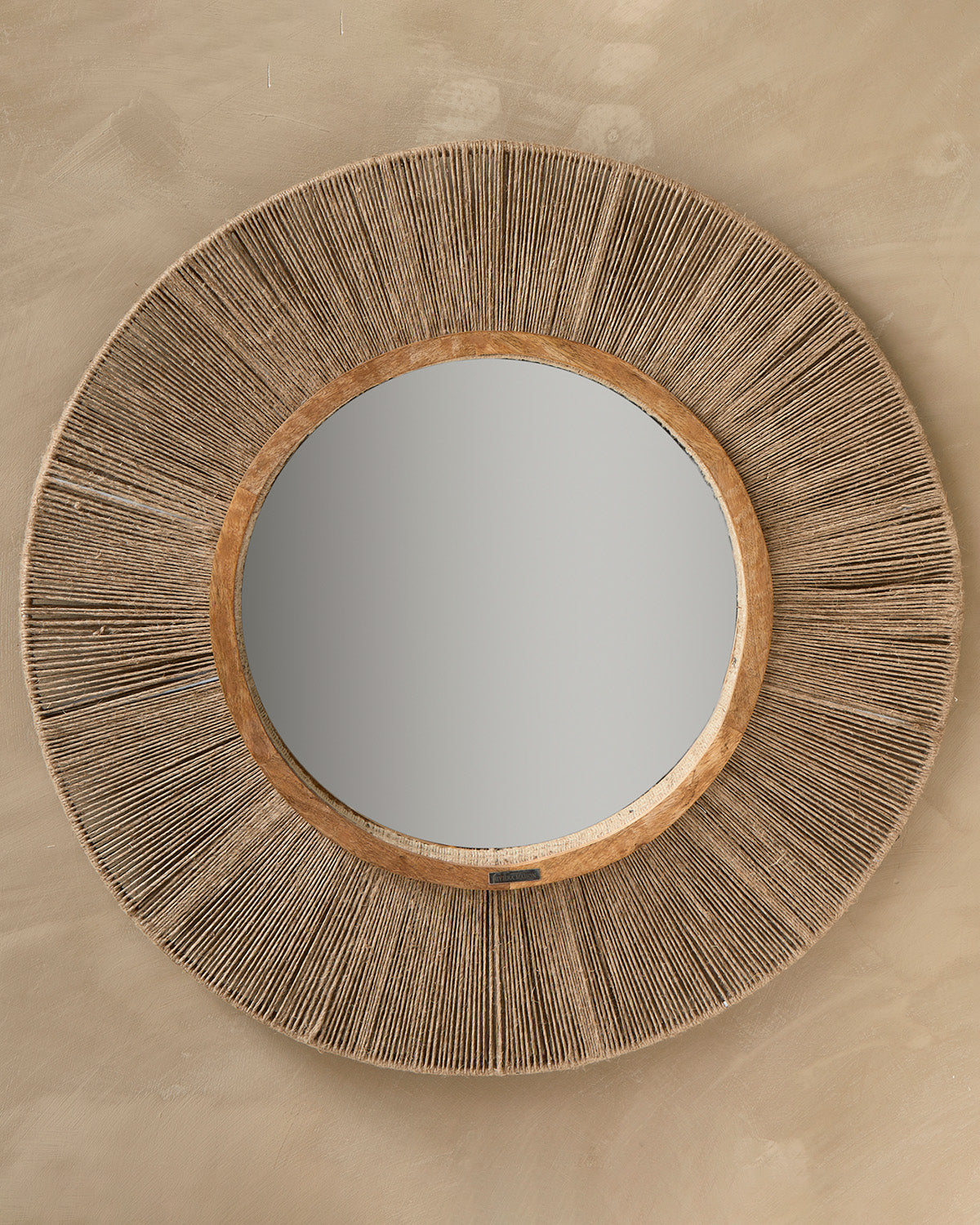 MIRROR for a wall in color light brown by Riviera Maison