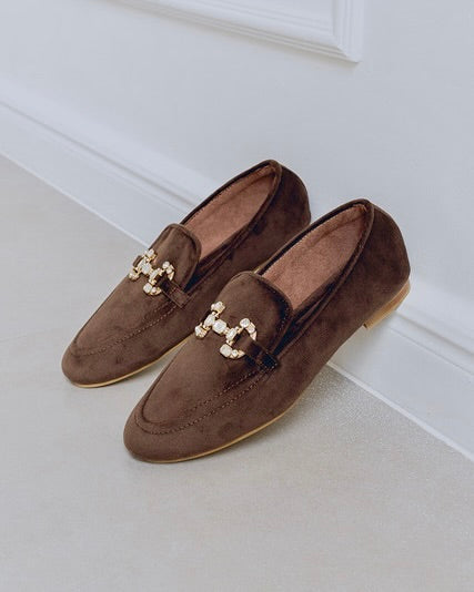 Luxury Velvet Loafers – Mocha